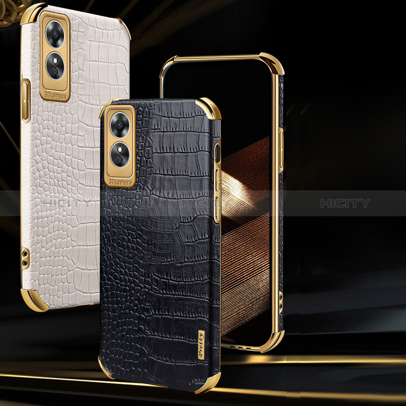 Coque Luxe Cuir Housse Etui XD1 pour Oppo A17 Plus
