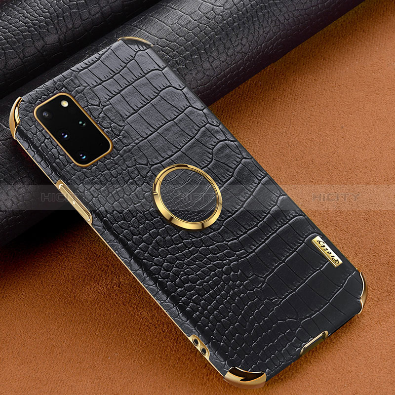 Coque Luxe Cuir Housse Etui XD1 pour Samsung Galaxy S20 Plus Noir Plus