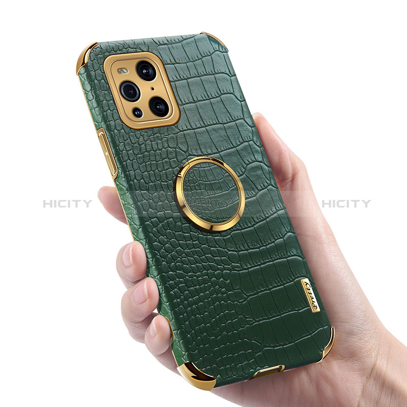 Coque Luxe Cuir Housse Etui XD2 pour Oppo Find X3 5G Plus
