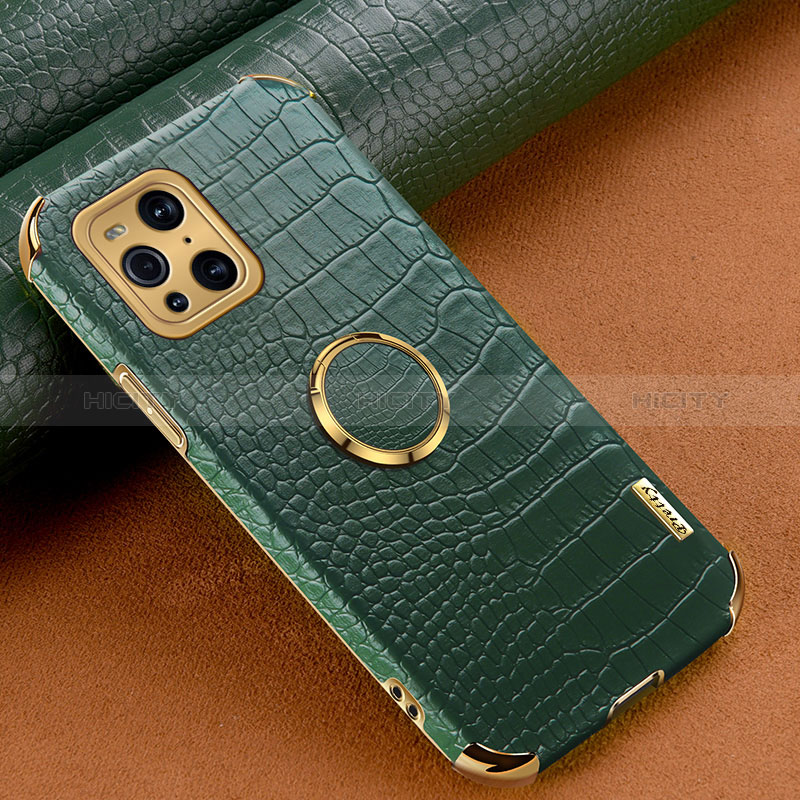 Coque Luxe Cuir Housse Etui XD2 pour Oppo Find X3 5G Plus