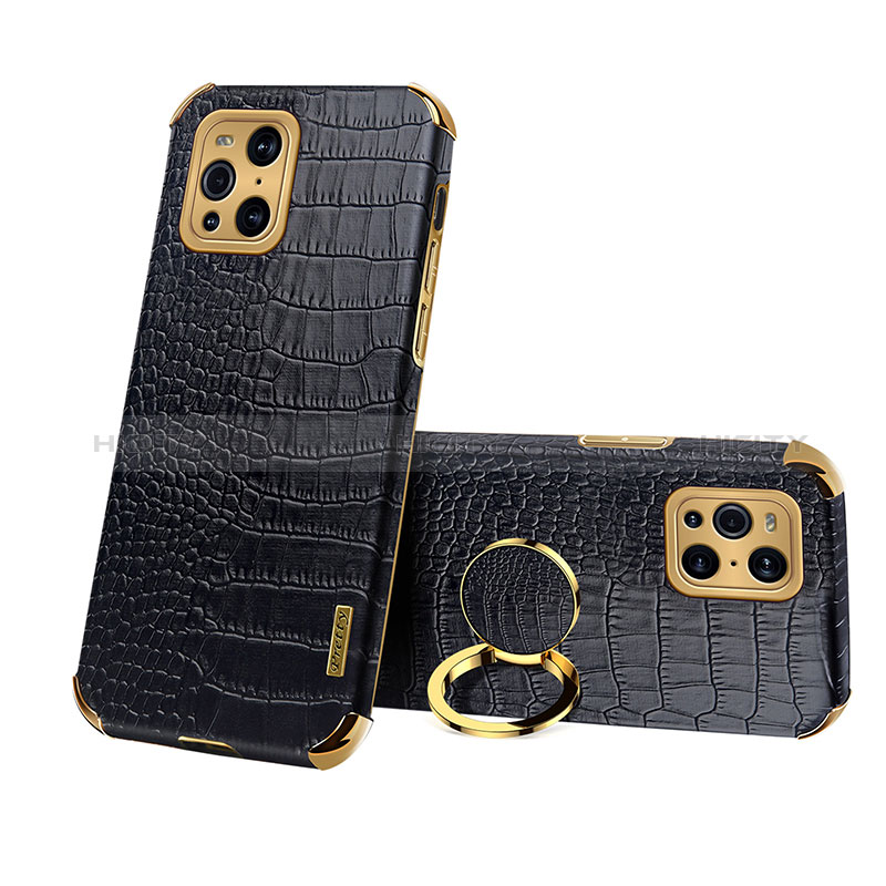 Coque Luxe Cuir Housse Etui XD3 pour Oppo Find X3 5G Plus