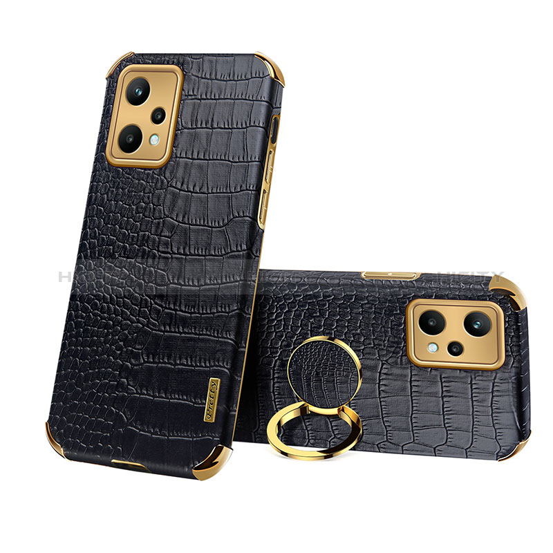 Coque Luxe Cuir Housse Etui XD5 pour Realme 9 Pro 5G Noir Plus