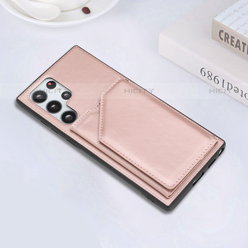 Coque Luxe Cuir Housse Etui Y02B pour Samsung Galaxy S21 Ultra 5G Plus