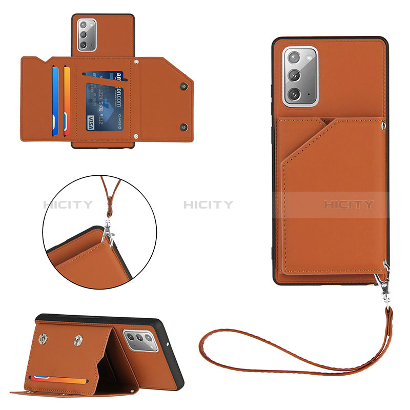 Coque Luxe Cuir Housse Etui Y03B pour Samsung Galaxy Note 20 5G Plus