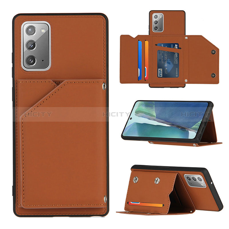 Coque Luxe Cuir Housse Etui Y04B pour Samsung Galaxy Note 20 5G Plus