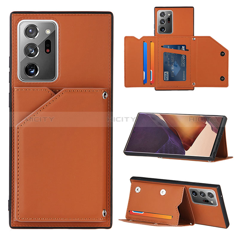 Coque Luxe Cuir Housse Etui Y04B pour Samsung Galaxy Note 20 Ultra 5G Plus