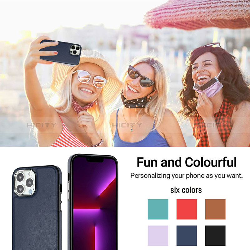 Coque Luxe Cuir Housse Etui Y07B pour Apple iPhone 13 Pro Plus