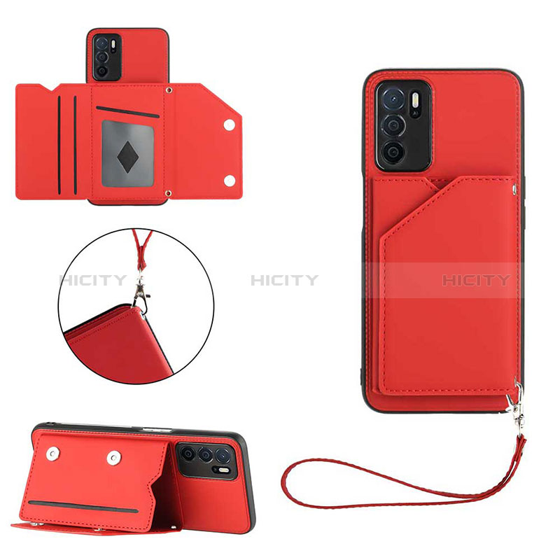 Coque Luxe Cuir Housse Etui YB2 pour Oppo A16 Plus