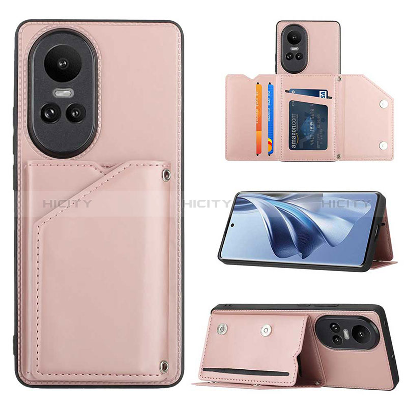 Coque Luxe Cuir Housse Etui YB2 pour Oppo Reno10 Pro 5G Plus