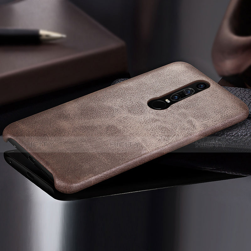 Coque Luxe Cuir Housse pour Huawei Mate RS Marron Plus