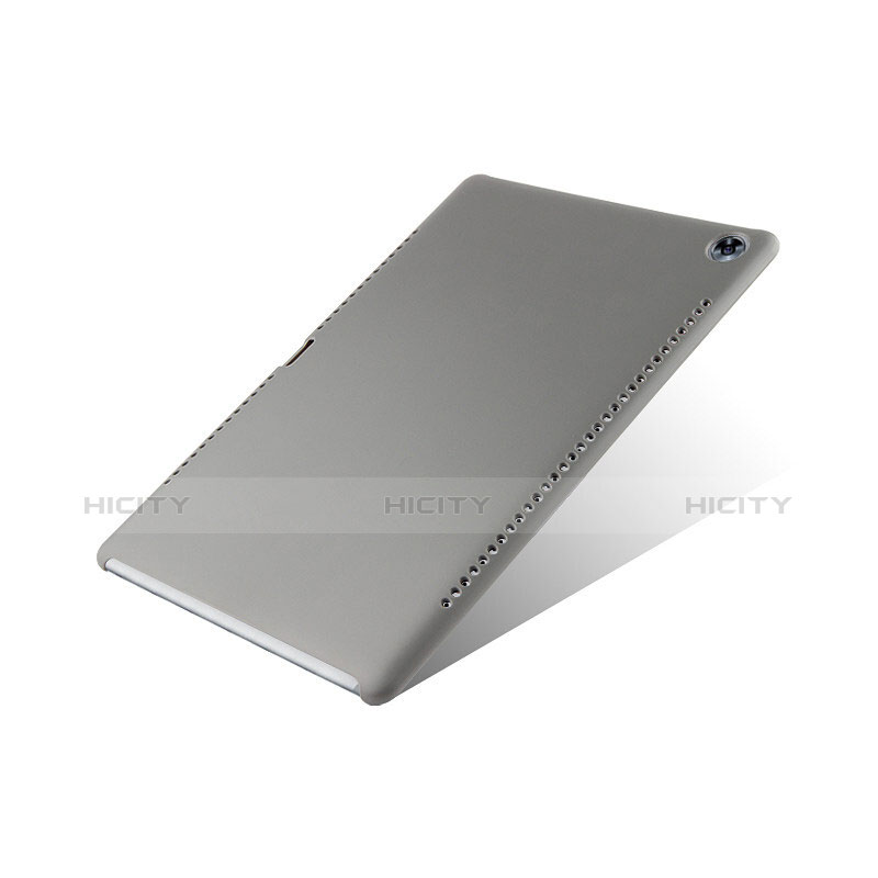 Coque Luxe Cuir Housse pour Huawei MediaPad M5 Pro 10.8 Gris Plus