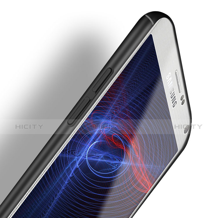 Coque Plastique Housse Etui Rigide Mat avec Support Bague Anneau A01 pour Samsung Galaxy Note 4 SM-N910F Plus