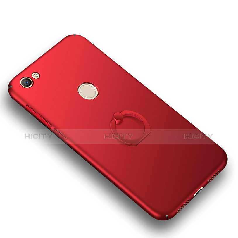 Coque Plastique Housse Etui Rigide Mat avec Support Bague Anneau A01 pour Xiaomi Redmi Note 5A High Edition Plus