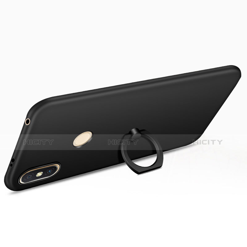 Coque Plastique Housse Etui Rigide Mat avec Support Bague Anneau A01 pour Xiaomi Redmi S2 Plus