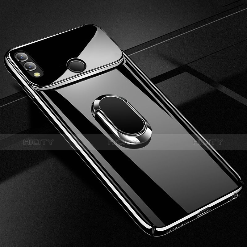 Coque Plastique Housse Etui Rigide Mat avec Support Bague Anneau Aimante Magnetique A01 pour Huawei Honor 10 Lite Noir Plus