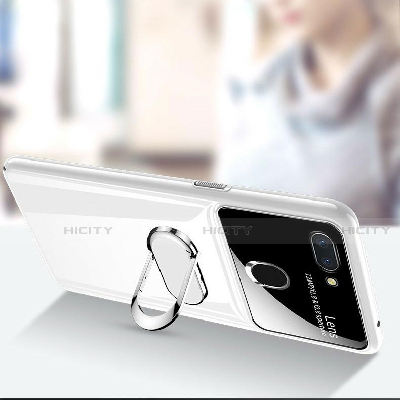 Coque Plastique Housse Etui Rigide Mat avec Support Bague Anneau Aimante Magnetique P02 pour Huawei Honor V20 Plus