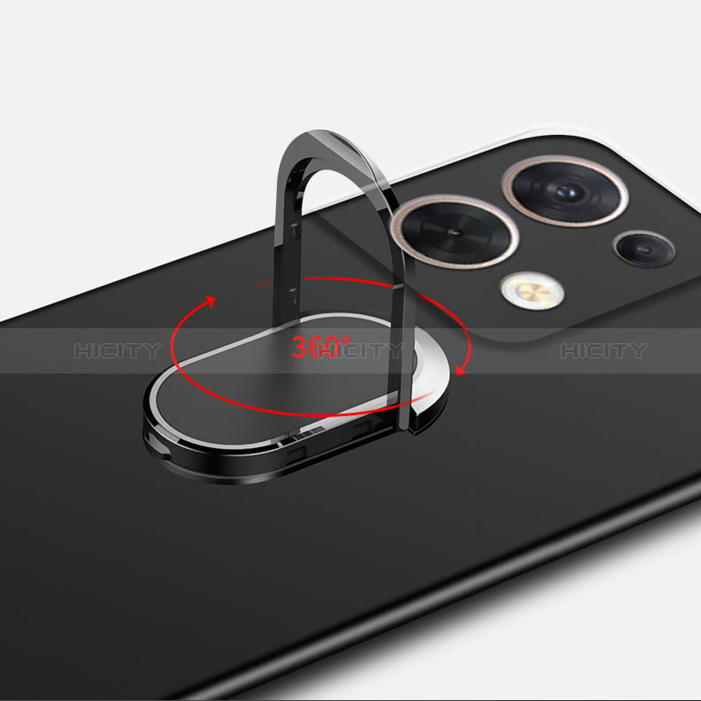 Coque Plastique Housse Etui Rigide Mat avec Support Bague Anneau Aimante Magnetique S01 pour Xiaomi Redmi Note 13 Pro 5G Plus