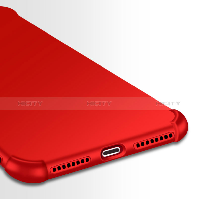 Coque Plastique Mat Protection Integrale 360 Degres Avant et Arriere D01 pour Apple iPhone 8 Plus Rouge Plus