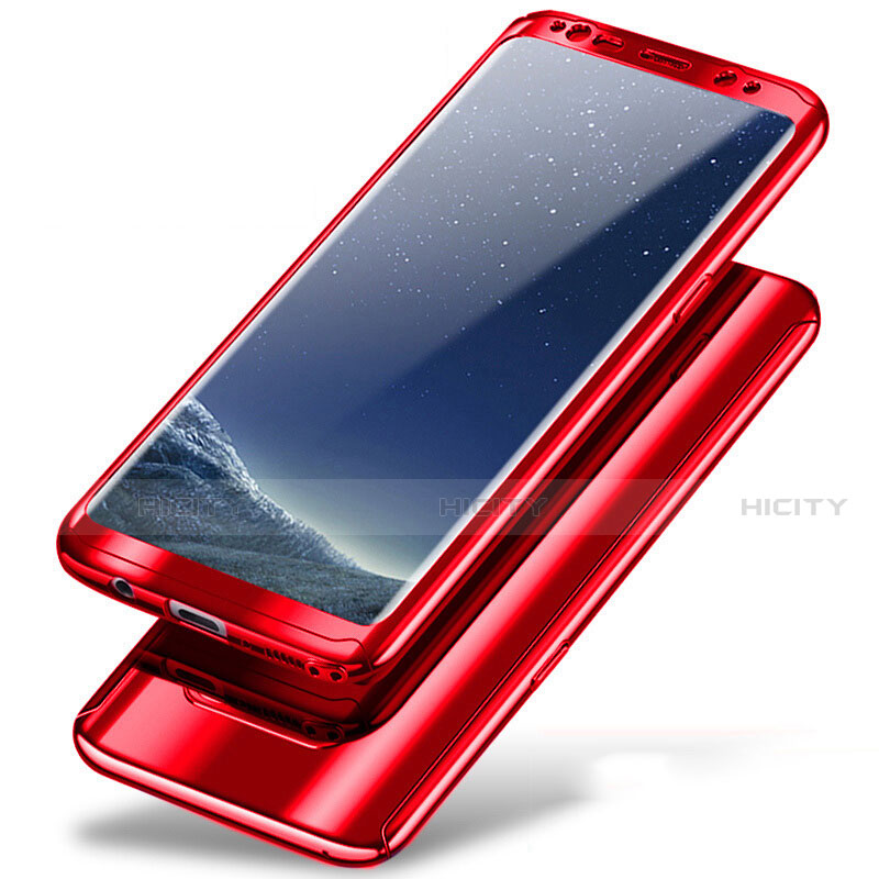 Coque Plastique Mat Protection Integrale 360 Degres Avant et Arriere Etui Housse A01 pour Samsung Galaxy Note 8 Plus