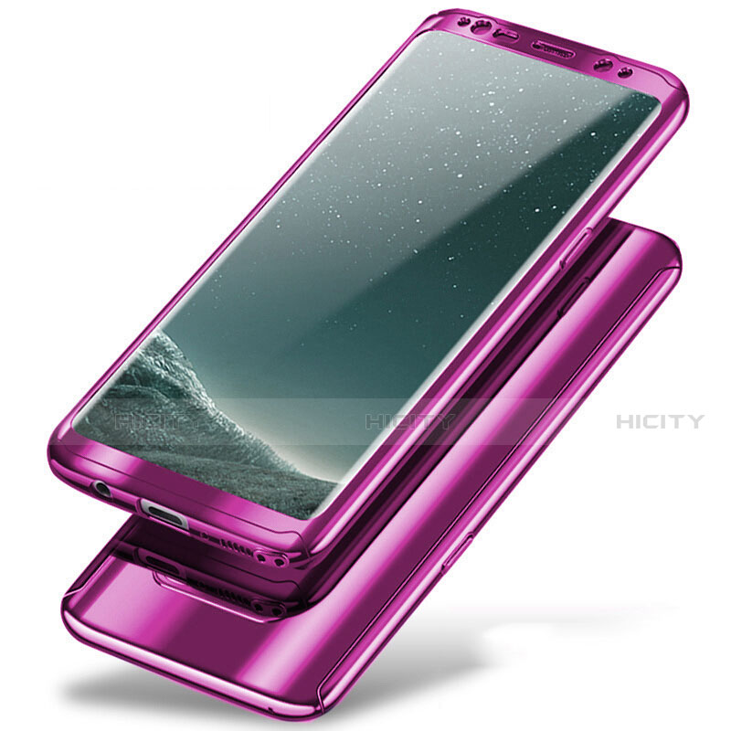 Coque Plastique Mat Protection Integrale 360 Degres Avant et Arriere Etui Housse A01 pour Samsung Galaxy Note 8 Plus
