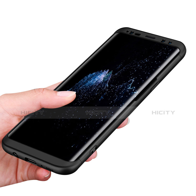 Coque Plastique Mat Protection Integrale 360 Degres Avant et Arriere Etui Housse M01 pour Samsung Galaxy S8 Plus