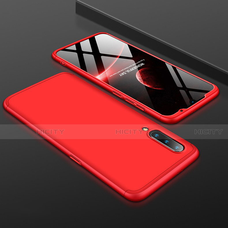 Coque Plastique Mat Protection Integrale 360 Degres Avant et Arriere Etui Housse M01 pour Xiaomi Mi 9 Pro Rouge Plus