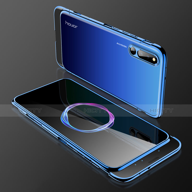 Coque Plastique Mat Protection Integrale 360 Degres Avant et Arriere Etui Housse pour Huawei Honor Magic 2 Bleu Plus