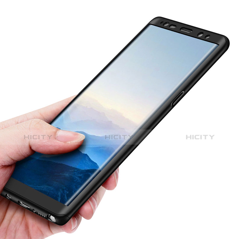 Coque Plastique Mat Protection Integrale 360 Degres Avant et Arriere Etui Housse pour Samsung Galaxy Note 8 Plus