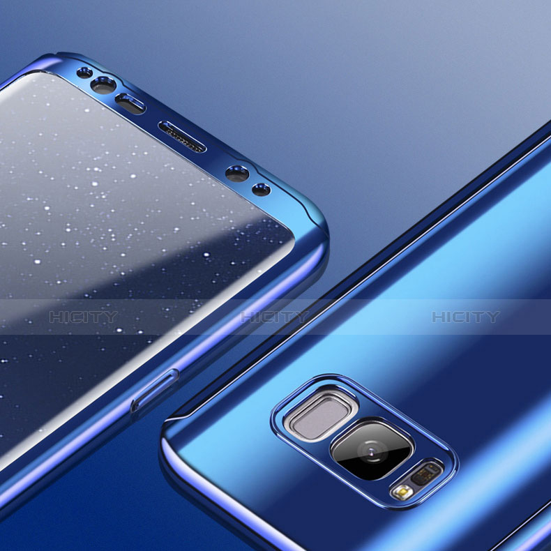 Coque Plastique Mat Protection Integrale 360 Degres Avant et Arriere Etui Housse pour Samsung Galaxy S8 Plus