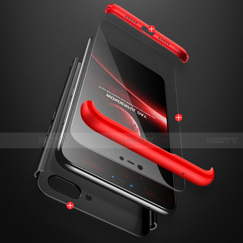 Coque Plastique Mat Protection Integrale 360 Degres Avant et Arriere Etui Housse pour Xiaomi Mi 8 Lite Plus