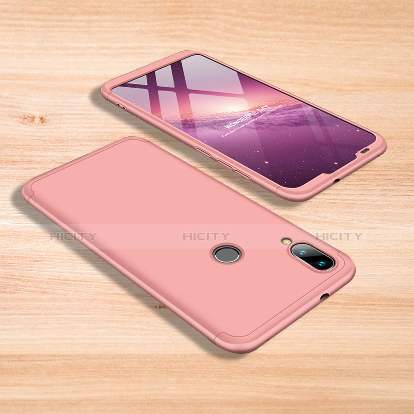 Coque Plastique Mat Protection Integrale 360 Degres Avant et Arriere Etui Housse pour Xiaomi Mi Play 4G Rose Plus