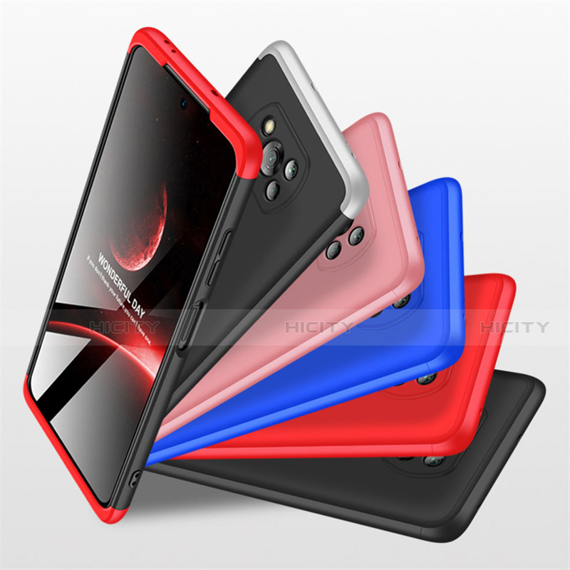 Coque Plastique Mat Protection Integrale 360 Degres Avant et Arriere Etui Housse pour Xiaomi Poco X3 NFC Plus