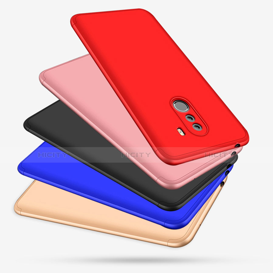 Coque Plastique Mat Protection Integrale 360 Degres Avant et Arriere Etui Housse pour Xiaomi Pocophone F1 Plus