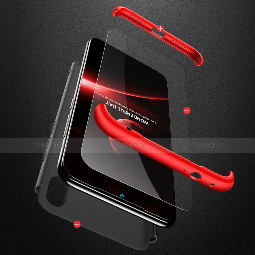 Coque Plastique Mat Protection Integrale 360 Degres Avant et Arriere Etui Housse pour Xiaomi Redmi 7 Plus