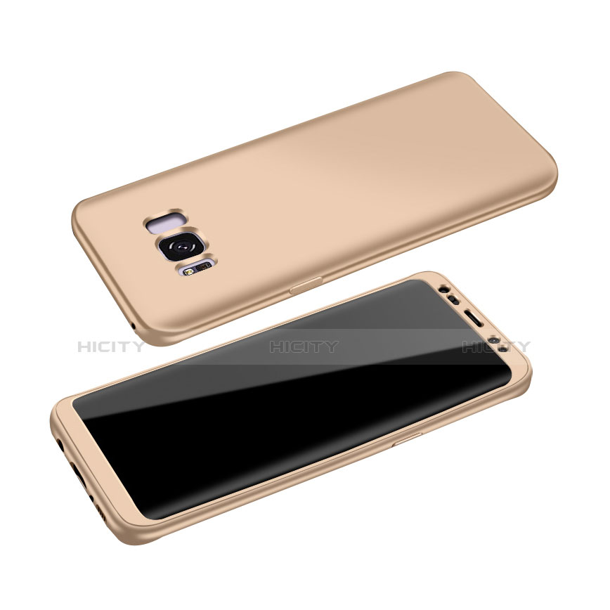 Coque Plastique Mat Protection Integrale 360 Degres Avant et Arriere Etui Housse Q02 pour Samsung Galaxy S8 Plus