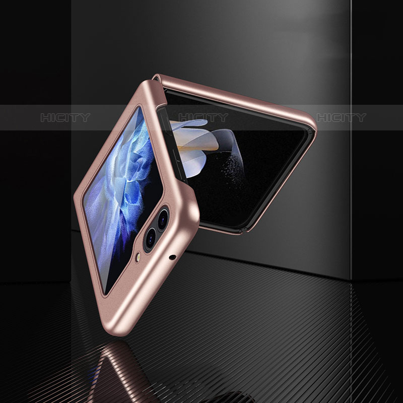Coque Plastique Mat Protection Integrale 360 Degres Avant et Arriere Etui Housse QH4 pour Samsung Galaxy Z Flip5 5G Plus