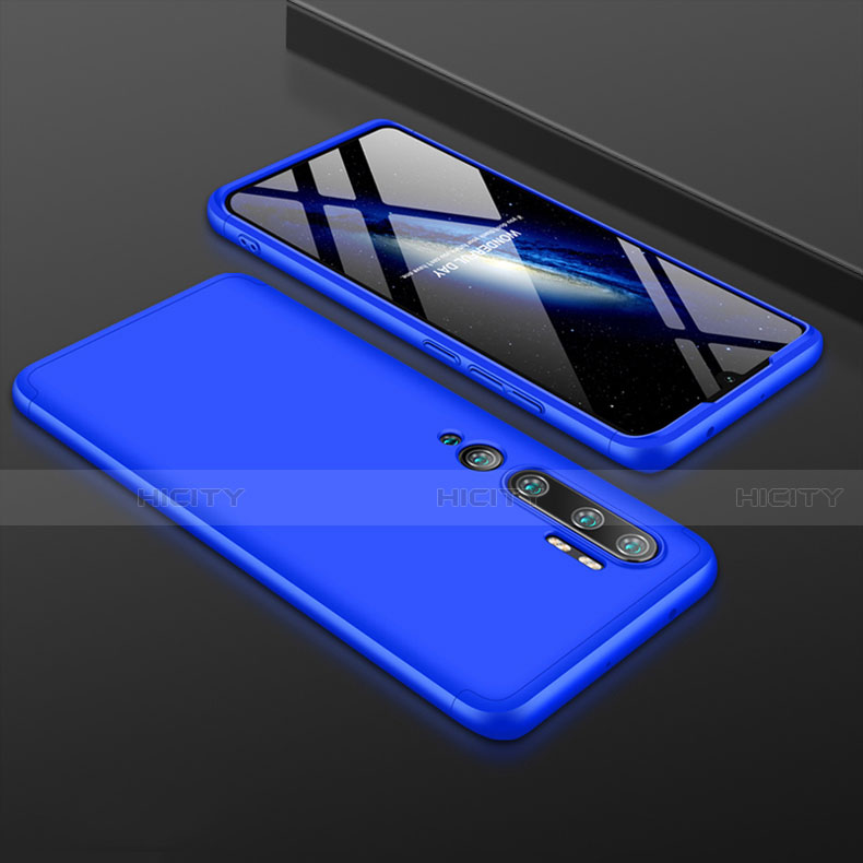Coque Plastique Mat Protection Integrale 360 Degres Avant et Arriere Etui Housse R01 pour Xiaomi Mi Note 10 Plus