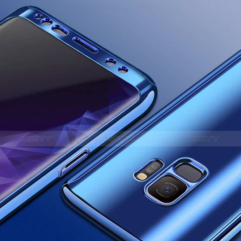 Coque Plastique Mat Protection Integrale 360 Degres Avant et Arriere Housse Etui pour Samsung Galaxy S9 Plus
