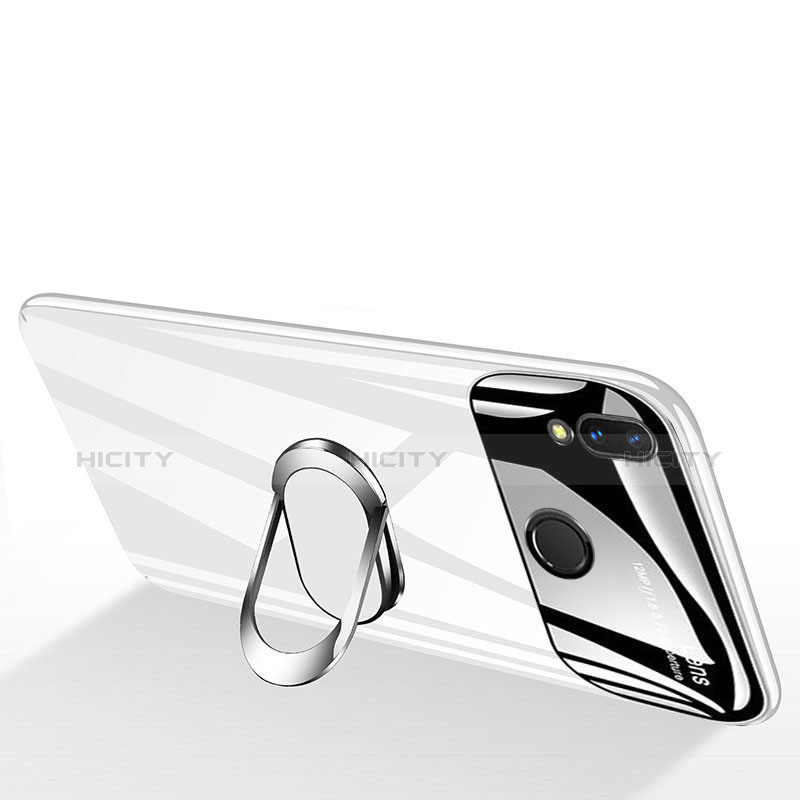 Coque Plastique Protection Integrale 360 Degres Miroir Etui Housse avec Support Bague Anneau Aimante pour Huawei Nova 3i Plus