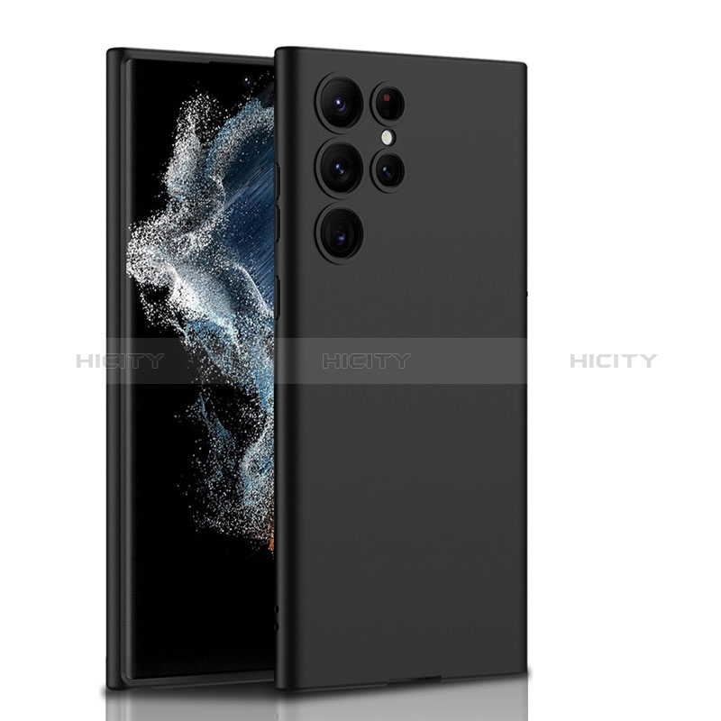 Coque Plastique Rigide Etui Housse Mat AC1 pour Samsung Galaxy S22 Ultra 5G Noir Plus