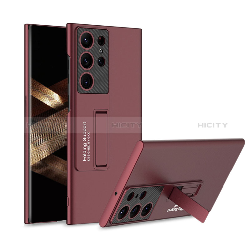 Coque Plastique Rigide Etui Housse Mat AC1 pour Samsung Galaxy S24 Ultra 5G Rouge Plus