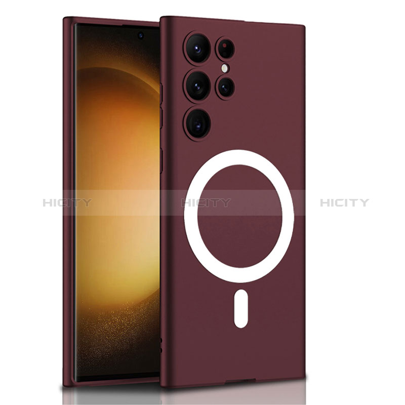 Coque Plastique Rigide Etui Housse Mat avec Mag-Safe Magnetic Magnetique AC1 pour Samsung Galaxy S23 Ultra 5G Plus