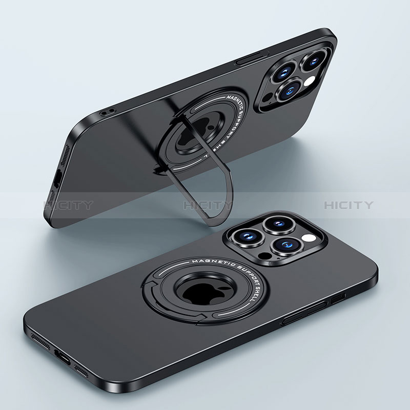 Coque Plastique Rigide Etui Housse Mat avec Mag-Safe Magnetic Magnetique JB1 pour Apple iPhone 14 Pro Max Noir Plus