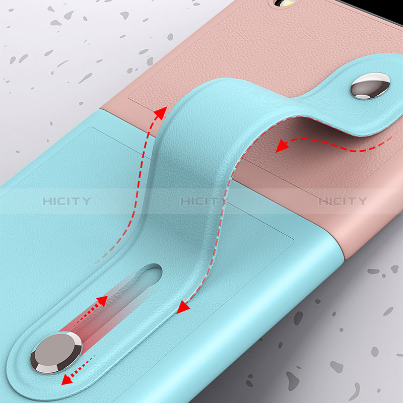 Coque Plastique Rigide Etui Housse Mat H01 pour Samsung Galaxy Z Flip3 5G Plus