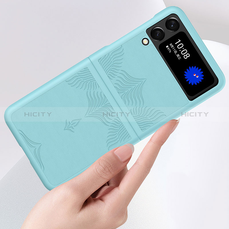 Coque Plastique Rigide Etui Housse Mat H04 pour Samsung Galaxy Z Flip3 5G Plus