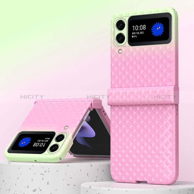 Coque Plastique Rigide Etui Housse Mat H07 pour Samsung Galaxy Z Fold3 5G Or Rose Plus