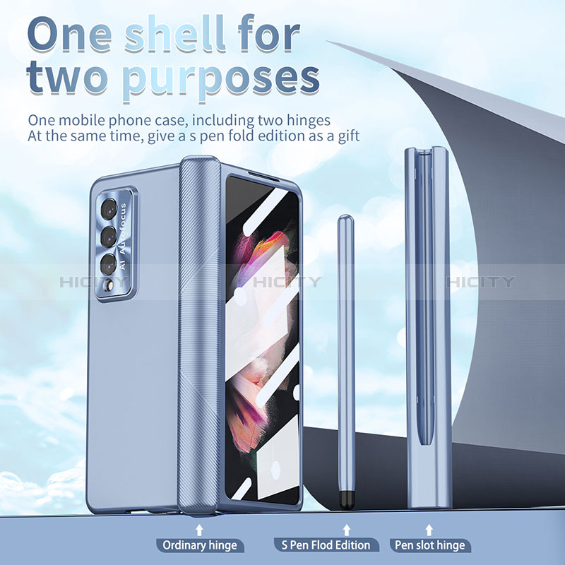 Coque Plastique Rigide Etui Housse Mat H08 pour Samsung Galaxy Z Fold3 5G Plus