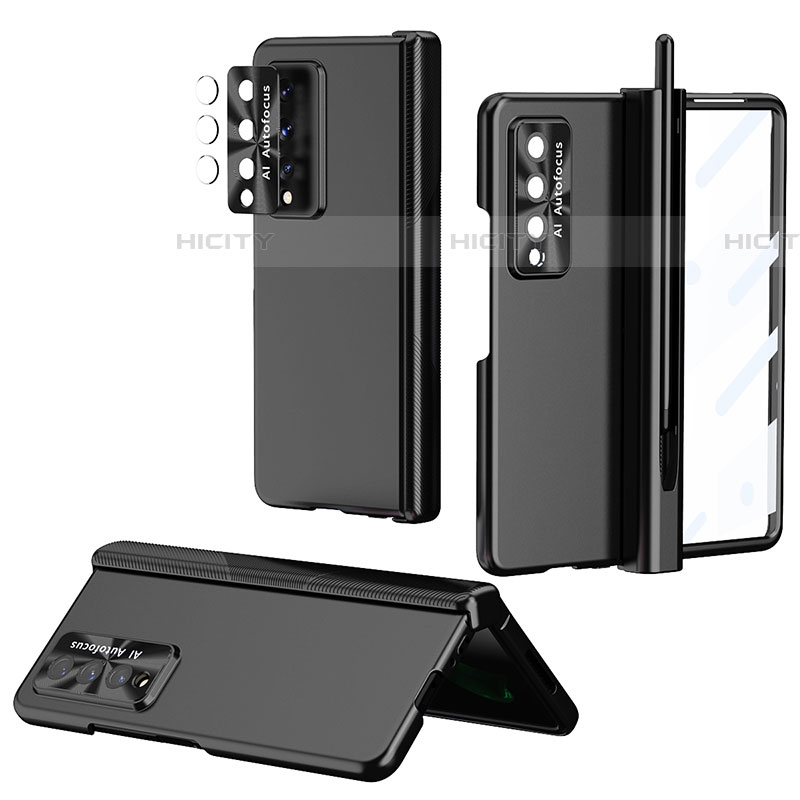 Coque Plastique Rigide Etui Housse Mat H08 pour Samsung Galaxy Z Fold4 5G Noir Plus