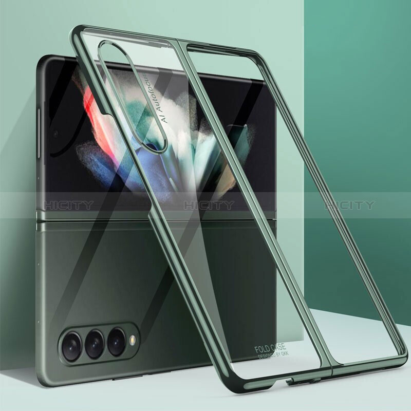 Coque Plastique Rigide Etui Housse Mat L03 pour Samsung Galaxy Z Fold3 5G Vert Plus