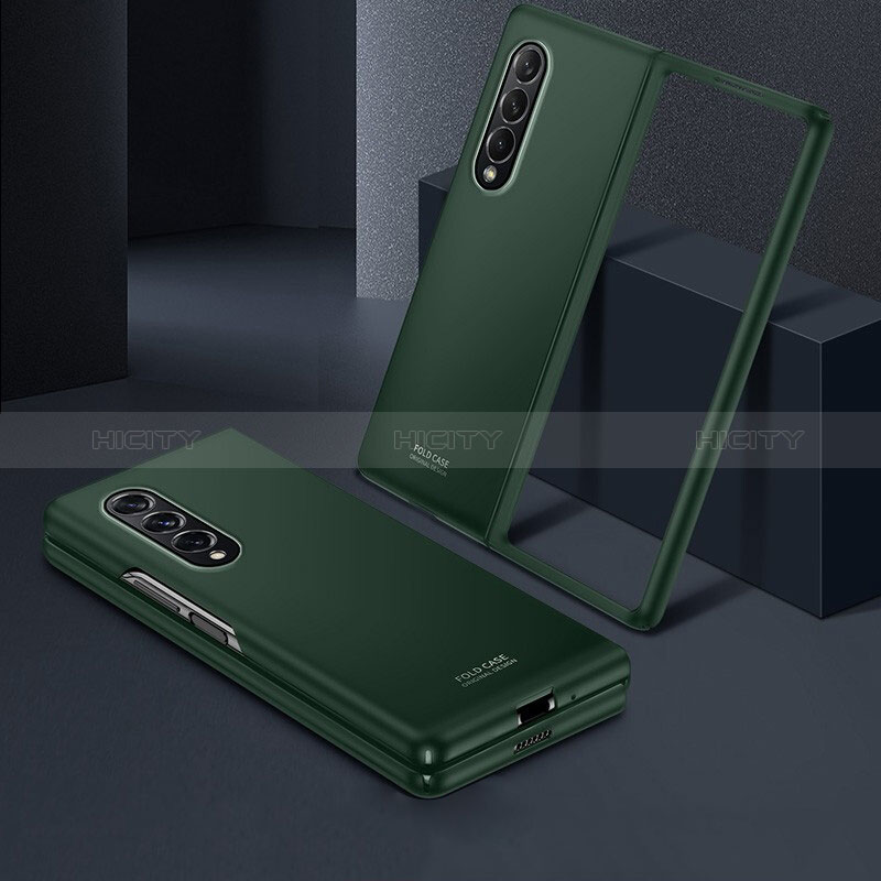Coque Plastique Rigide Etui Housse Mat L04 pour Samsung Galaxy Z Fold3 5G Vert Plus